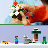 Zestaw LEGO Minecraft Przygoda Steve'a w Tajdze dla dzieci - 21583
