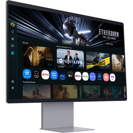 Inteligentny monitor Samsung m9 m90sf 32 4k UHD (srebrny, hdmi, display port, 2x usb-a, usb-c, wi-fi 5, bt, 165 hz)