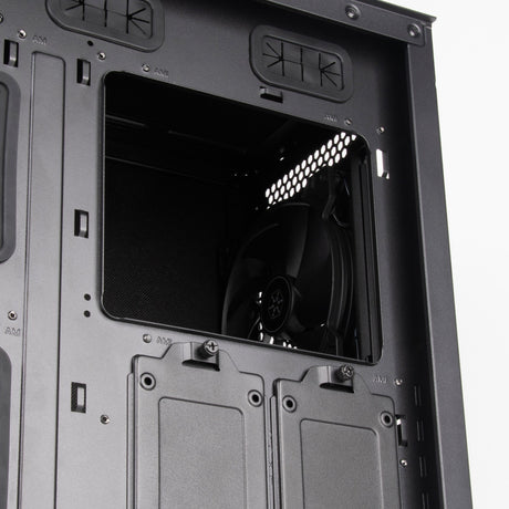 Obudowa midi tower Silverstone seta q1 (czarna | 2x USB-A | 1x USB-C)