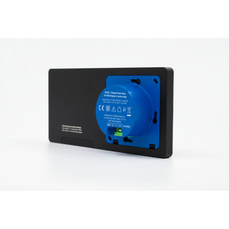 Panel sterowania Shelly z wyświetlaczem ściennym x2i (czarny, ekran dotykowy, Wi-Fi 6, Bluetooth 5.4)