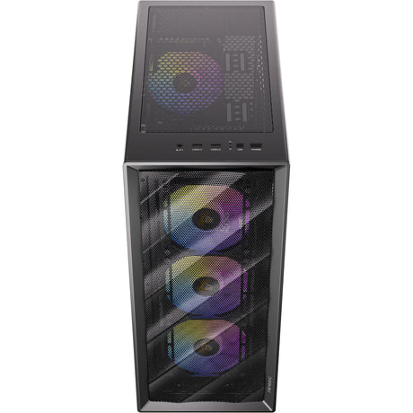 Obudowa midi tower Antec ax85 argb (czarna | 2x usb-a | szkło hartowane)