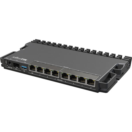 Mikrotik heavy-duty router rb5009 (rb5009upr+s+in) (czarny, procesor Marvell Armada 7040, poe, sfp+)