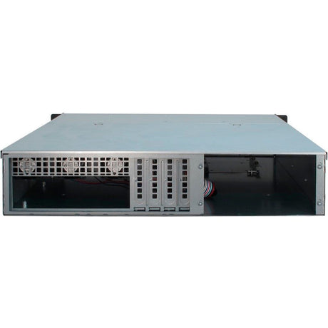 Obudowa rackowa Inter-tech ipc 2u-2404l sata (czarna | 2x usb-a)