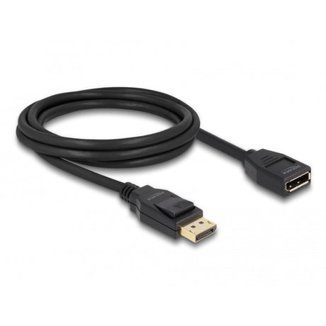 Delock kabel przedłużający Displayport 1.2 (czarny, 2 metry, 4k 60 hz)