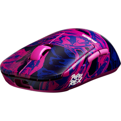 Mini bezprzewodowa mysz do gier Pulsar x2 v3 - edycja prx (liliowa, 32000 dpi)