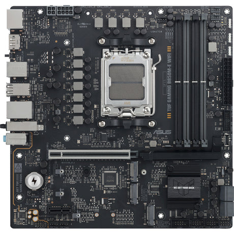 Asus tuf gaming b850m-e wifi socket am5 moederbord (2.5gb-lan, wi-fi 6e, bt, sound, µatx)