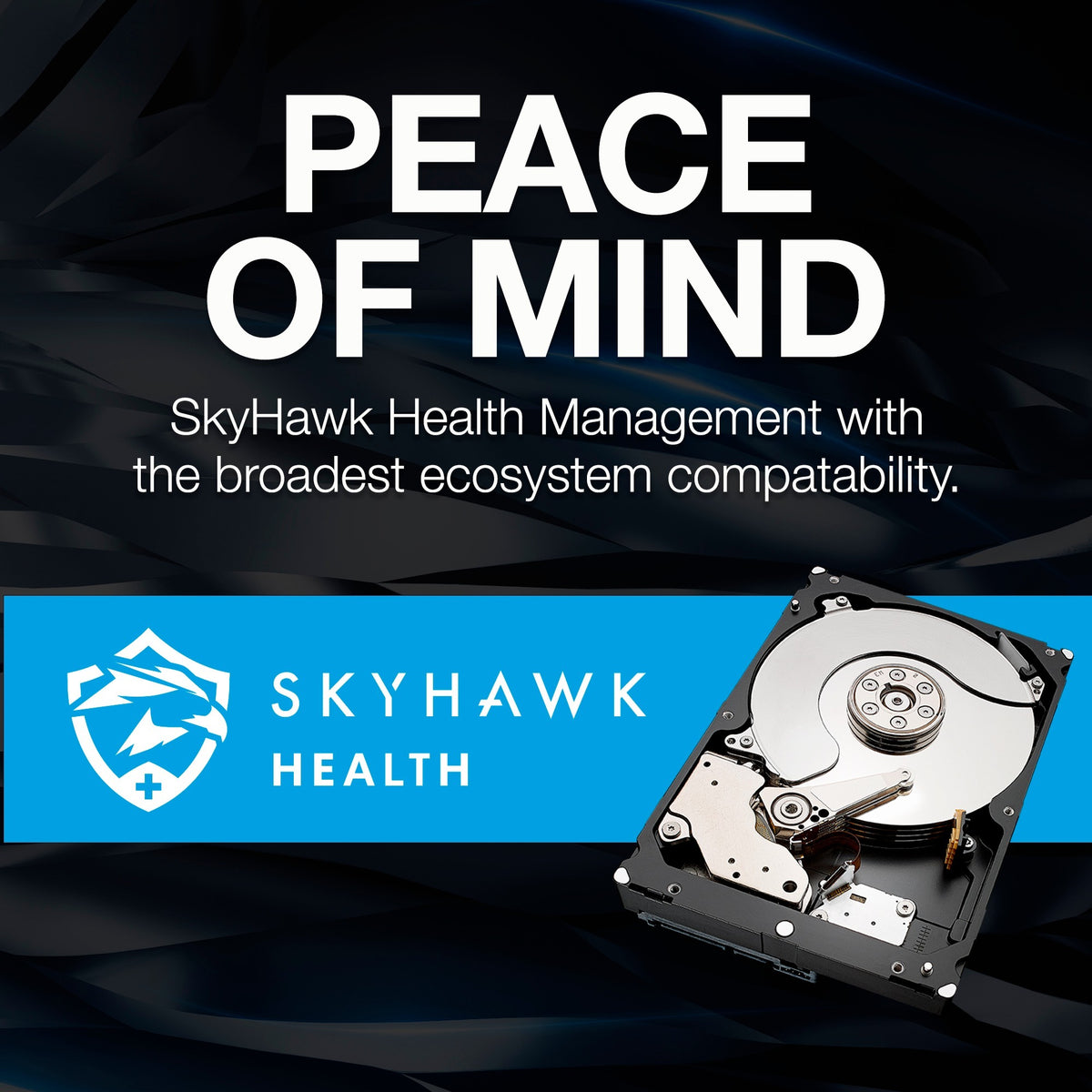 Dysk twardy Seagate Skyhawk 2 TB (SATA 6 GB, 3 lata usługi ratunkowego odzyskiwania danych)
