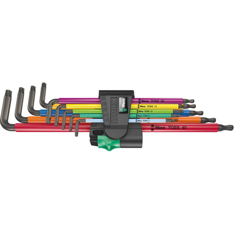 Zestaw kluczy sześciokątnych Wera torx 967 9 tx xl wielokolorowy 1 (9 szt., torx t8 do t40)