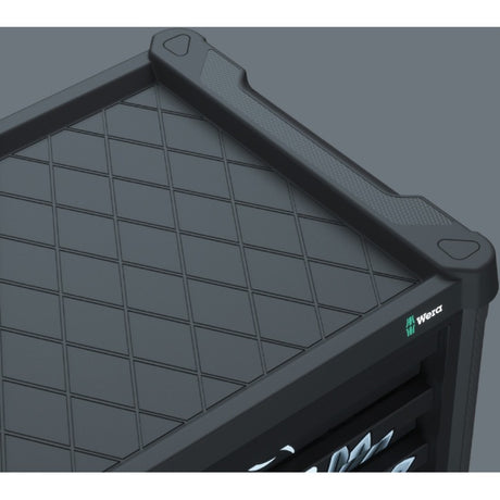Wózek warsztatowy Wera 9700 Tool Rebel 1, 94-częściowy wózek narzędziowy (czarny, z 4 wkładkami z pianki gumowej z narzędziami)