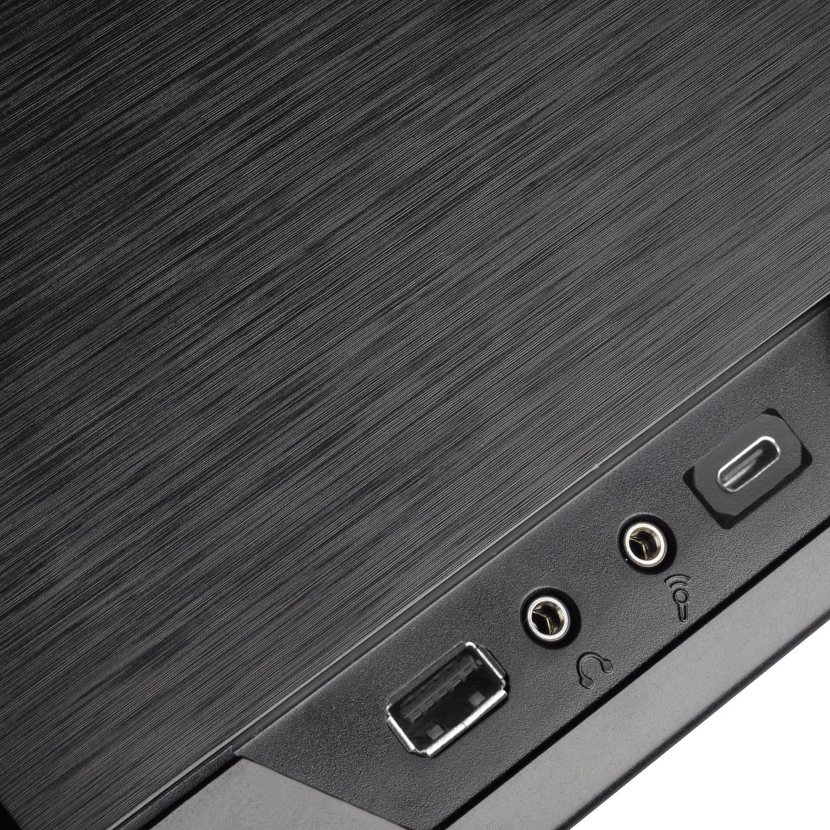 Obudowa Silverstone SST-GD09B-C HTPC (czarna | 1x USB-A | 1x USB-C)