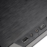 Obudowa Silverstone SST-GD09B-C HTPC (czarna | 1x USB-A | 1x USB-C)