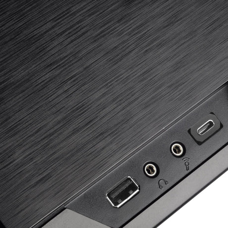 Obudowa Silverstone SST-GD09B-C HTPC (czarna | 1x USB-A | 1x USB-C)