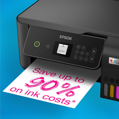 Epson ecotank et-2871 a4 wielofunkcyjna drukarka Wi-Fi ze zbiornikiem atramentu, uniwersalna drukarka atramentowa (czarny, skanowanie, kopiowanie, Wi-Fi, w tym do 3 lat atramentu)