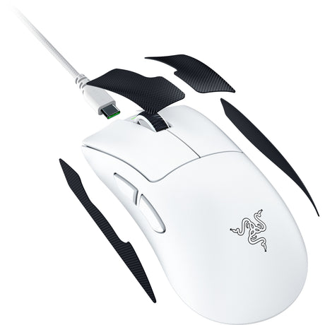 Mysz do gier Razer deathadder v4 pro (biała, do 45 000 dpi, 8000 hz)