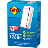 Fritz! powerline 1260e International (biały, 1 szt., siatka Wi-Fi)