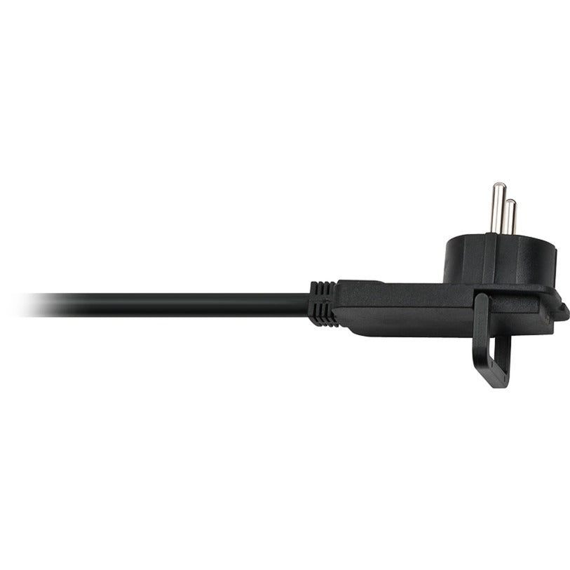 Gniazdo Brennerstuhl Comfort-line Plus z płaską wtyczką 4x czarne 2m h05vv-f 3g1,5 - 1153100100