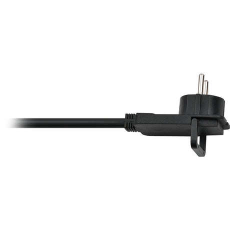 Gniazdo Brennerstuhl Comfort-line Plus z płaską wtyczką 4x czarne 2m h05vv-f 3g1,5 - 1153100100