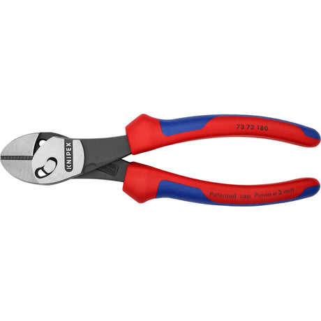 Szczypce boczne Knipex twinforce 7372180 szczypce tnące (czerwony niebieski)
