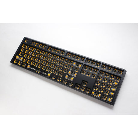 Ducky one 3 ansi układ barebone klawiatura mechaniczna rgb (czarna, układ us (qwerty), 100%, diody rgb, hot swap, barebone)