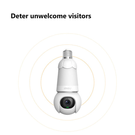 Kamera bezpieczeństwa Imou Bulb Cam 2k (biała, uniwersalna śruba e26 e27)