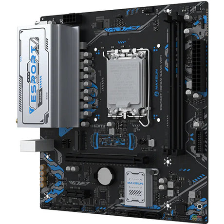 Płyta główna Maxsun MS-Esport-H810M Gank WiFi Socket 1851 (czarna, GB-LAN, WLAN, BT, Sound, µATX)