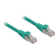 Kabel sieciowy Sharkoon SFTP, RJ-45 kat.6a (zielony, 0,25 m, bezhalogenowy)