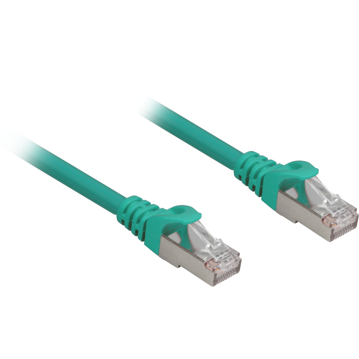 Kabel sieciowy Sharkoon SFTP, RJ-45 kat.6a (zielony, 0,25 m, bezhalogenowy)