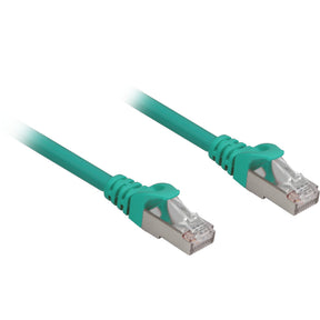 Kabel sieciowy Sharkoon SFTP, RJ-45 kat.6a (zielony, 0,25 m, bezhalogenowy)