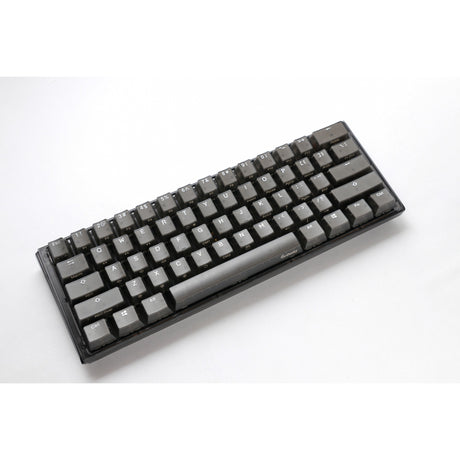 Klawiatura mechaniczna Ducky one 3 mini aura rgb (czarna, układ amerykański (qwerty), wiśniowy mx brązowy, 60%, abs double shot, hot swap)