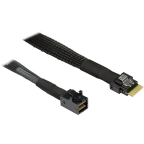 Kabel Inter-tech sff-8654 4i - sff 8643 (czarny)