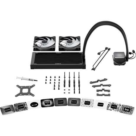 Bądź cicho! Pure Loop 3 lx 240 chłodzenie wodne (czarny, pwm)