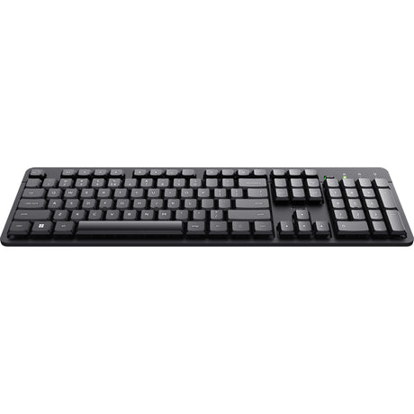 Klawiatura bezprzewodowa Trust Ody II (czarna, układ UE (QWERTY), membranowa, cicha)