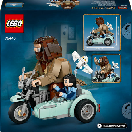 Lego Harry Potter™ Hagrid™ i magiczna przejażdżka motocyklem Harry’ego — 76443