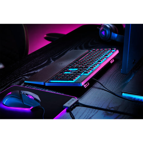 Klawiatura do gier Razer Ornata V3 x Low Profile RGB (czarna, układ US (QWERTY), membrana, 100%)
