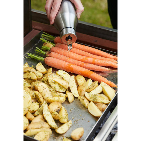 Grill plancha do płyty grillowej Pedro (wysokiej jakości stal nierdzewna)