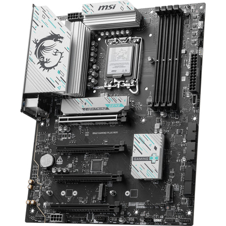 Płyta główna MSI B860 Gaming Plus WiFi Socket 1851 (RAID, 5 GB-LAN, WiFi 7, BT, dźwięk, ATX)