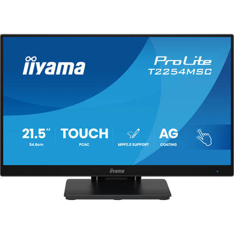 Monitor dotykowy Iiyama prolite t2254msc-b2ag 21,5 (czarny, HDMI, Display Port, VGA, 2x USB-A, USB-B)