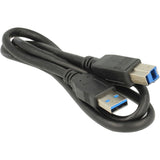 Delock Adapter USB 3.0 > 4x gigabit LAN (czarny, 80 centymetrów)