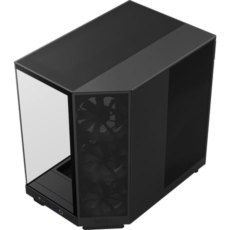 Obudowa midi tower Nzxt h6 flow (czarna | 2x USB-A | 1x USB-C | szkło hartowane)
