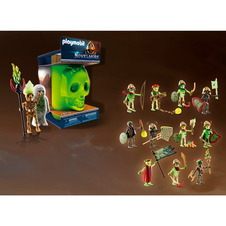 Playmobil Novelmore - piaski sal'ahari - zabawka konstrukcyjna świątyni szkieletowej armii (70751)