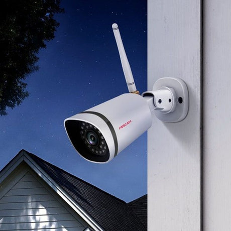 Foscam fi9911w, zewnętrzna kamera bezpieczeństwa ip 3mp wifi (biała)
