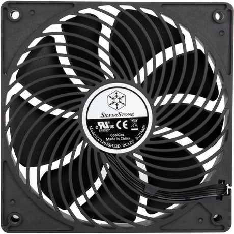 Wentylator obudowy Silverstone Air Penterator 120i pro (czarny, 120 x 120 x 25 mm, pwm)