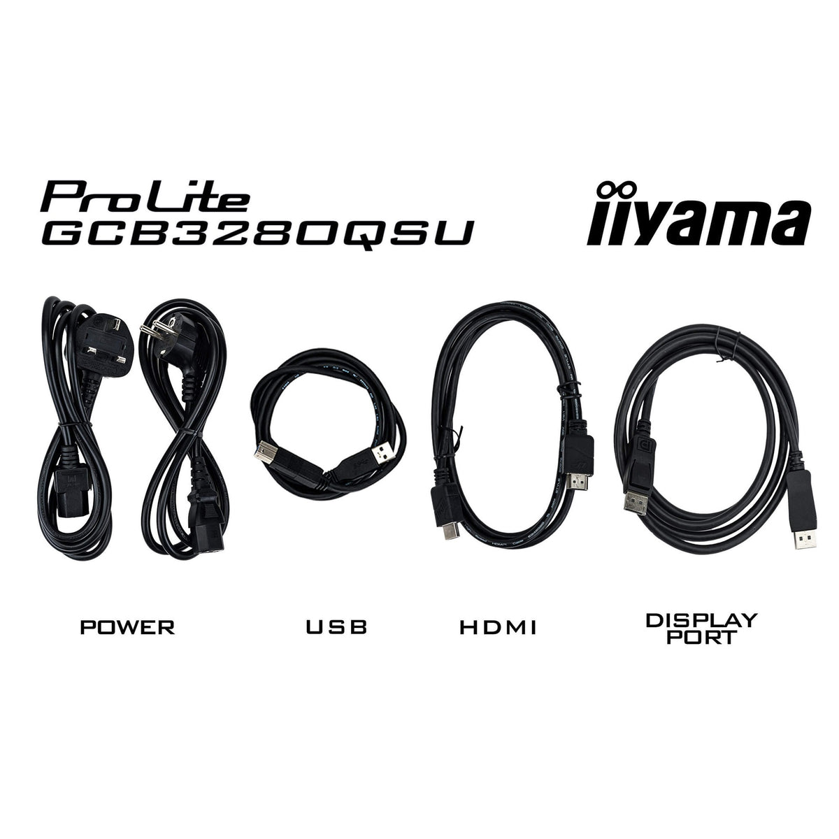 Iiyama G-Master Red Eagle GCB3280QSU-B2 31,5 zakrzywiony monitor do gier (czarny, 2x HDMI, Display Port, 2x USB-A, USB-B, 180 Hz)