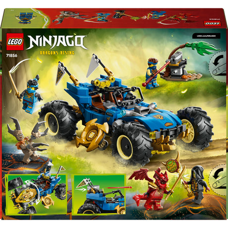 Lego Ninjago - zabawka do konstruowania samochodu przekształcającego Jay'a (71856)