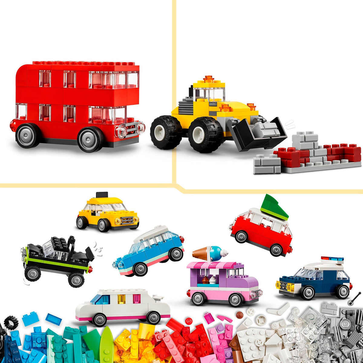 Klasyczne kreatywne pojazdy Lego - 11036