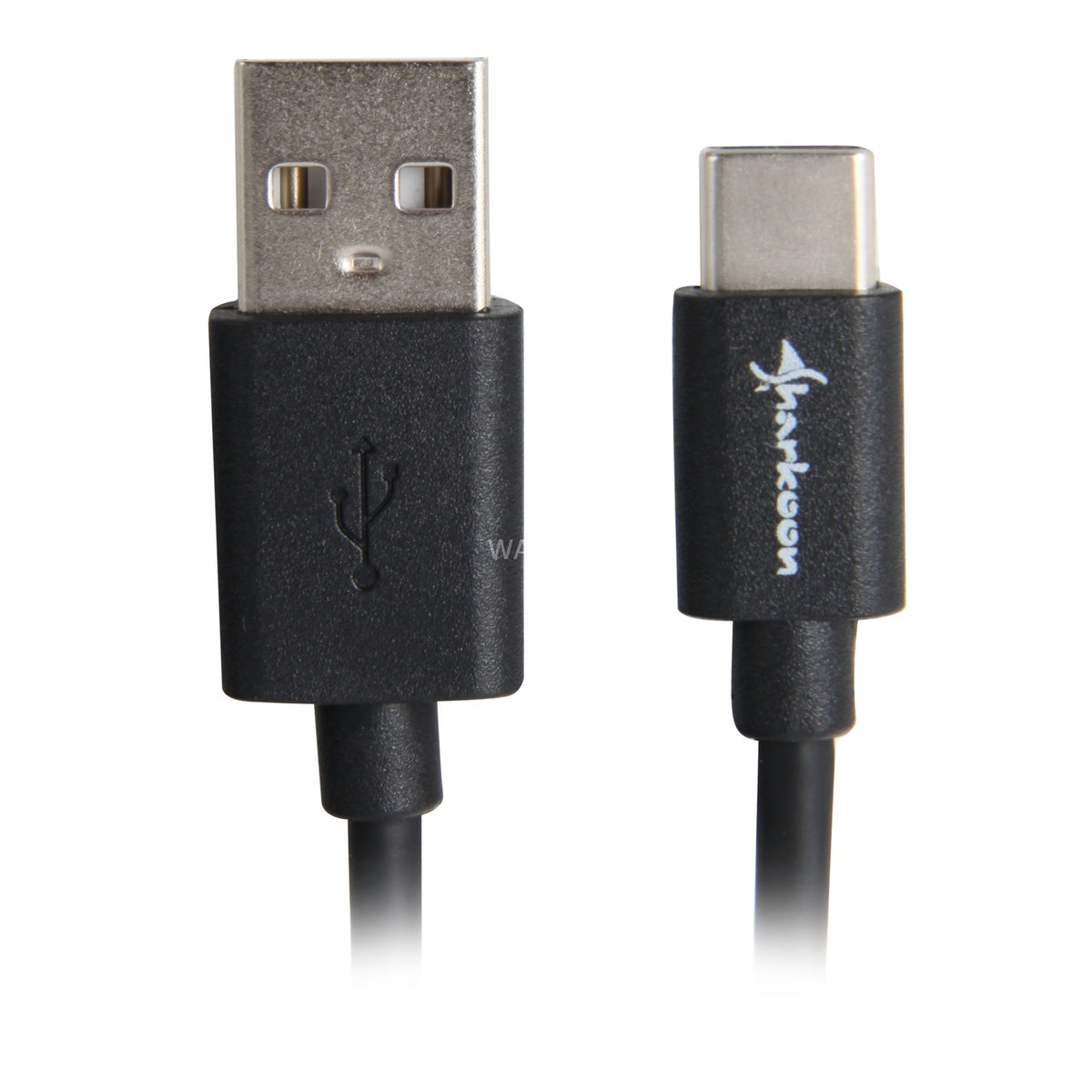 Kabel Sharkoon USB-A 2.0 - USB-C (czarny, 0,5 metra)