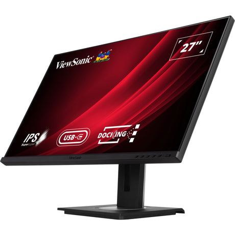Monitor dokujący Viewsonic vg2756-4k 27 (czarny (matowy), 1x HDMI, 1x Display Port, USB-C, USB-A, USB-B, dźwięk)