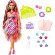 Lalka Barbie z całkowicie włosowymi włosami