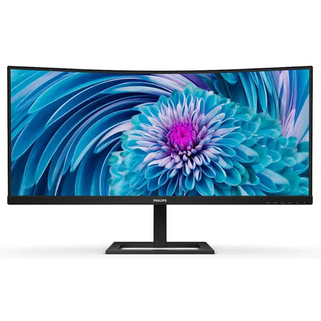 Philips 346e2cuae 00 34 zakrzywiony monitor ultrawide (czarny, HDMI, Display Port, 4x USB-A, USB-C)