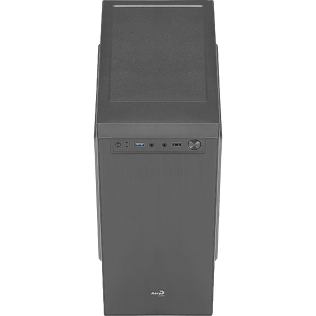 Obudowa mini tower Aerocool CS-108 (czarna | 2x USB-A)